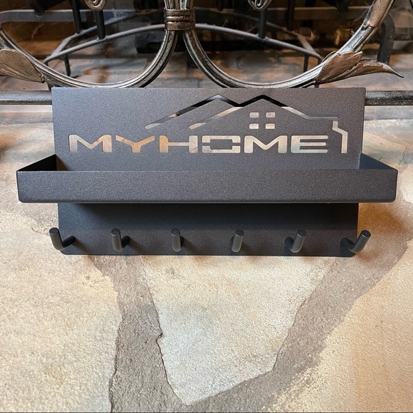 NWT Farmhouse Set of Kitchen Decor, Standing Signs, Hanging Metal Wall Key… - Picture 7 of 15